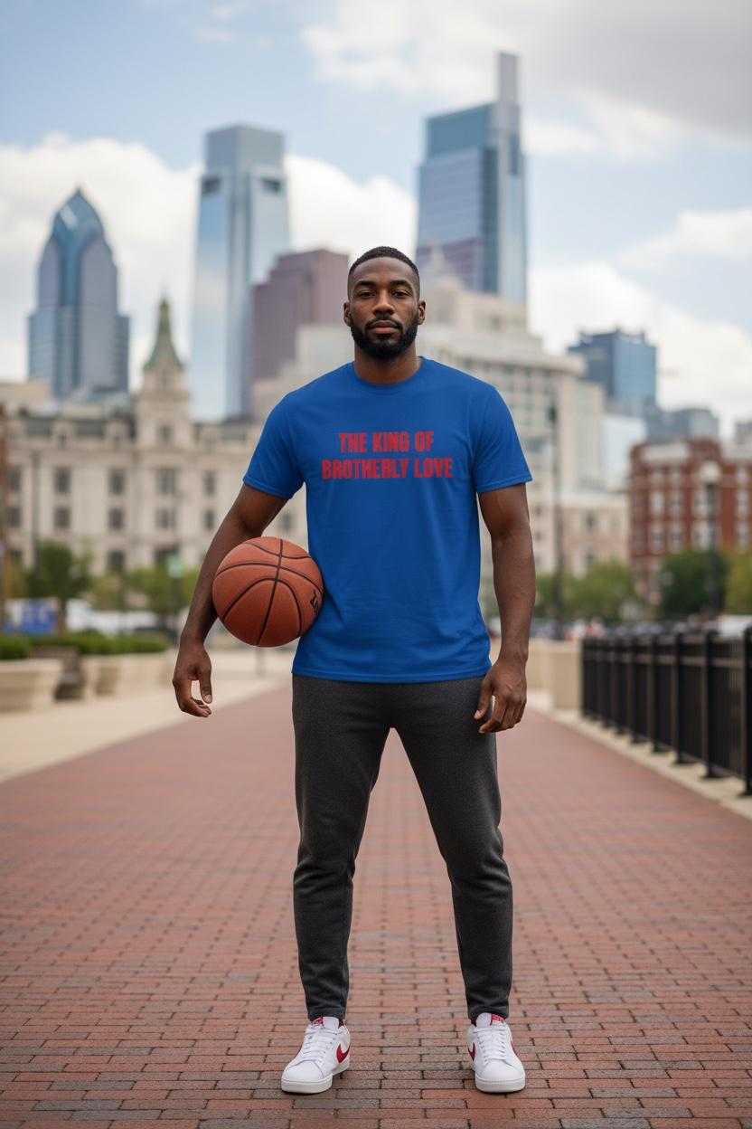 King of Brotherly Love Tee — Philadelphia Pride T‑Shirt